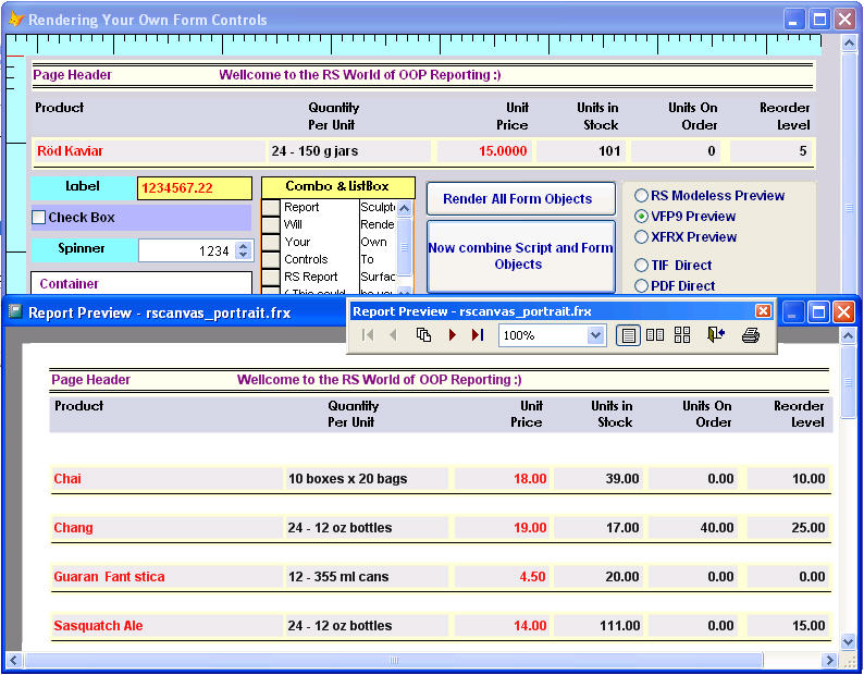 Combine Scripting with FormControls 2 